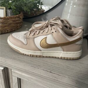 Nike Dunk Low Phantom Metallic Gold (Women's)